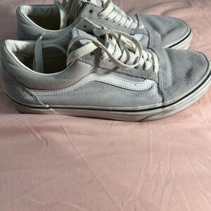 Vans White and Gray Sneakers